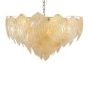 Loft Industry Modern - Glass Feathers Chandelier 2